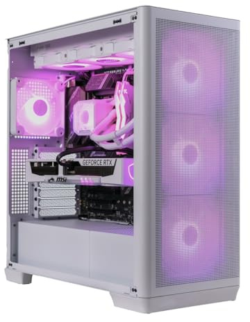 OVERCLOCKERS UK Calcite Pre-Built Gaming PC – Intel Core i7 14700KF CPU, RTX 5070 Ti GPU, 32GB DDR5, Gen4 NVMe SSD