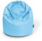 BuBiBag Sitzsack für Kinder in Tropfenform mit ÖKOTEX 100 - Outdoor Sitzsack oder als Indoor Gaming Sitzsack, Kindersitzsack für das Kinderzimmer, gefüllt mit EPS-Perlen (hellblau)