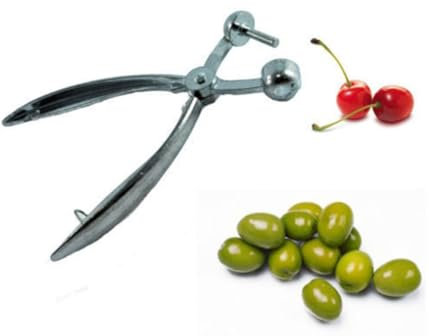 OISE ART STORE Trade Shop - Snocciolatore Manuale per Ciliegie E Olive Snocciola Olive Ciliegie Alluminio