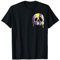 Non Binary LGBTQ Candle Sugar Skull Pocket Gay Pride T-Shirt