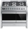 Smeg Opera 100cm Dual Fuel Range Cooker - Stainless Steel
