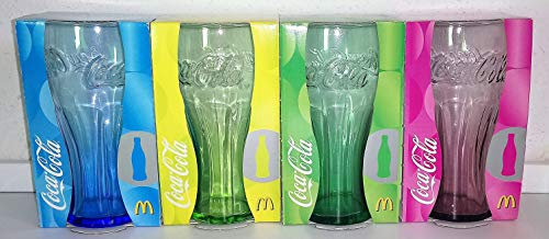 /Coca-Cola Verre / verres / 2007 / Édition limitée / Lot de 4 / Mc Donald's