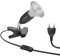 ledscom.de E27 Klemmleuchte LIK, schwarz inkl. E27 PAR30 LED Reflektor-Lampe 1025lm weiß