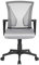 Yaheetech Adjustable Desk Chair Executive Computer Office Chair Ergonomic Swivel Mesh Chair with Comfy Lumbar Support and Arms for Home Light Grey