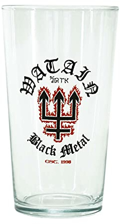 Razamataz Watain BIERGLAS Beer Glass Logo Trident Wolf Eclipse Pint 570 ml