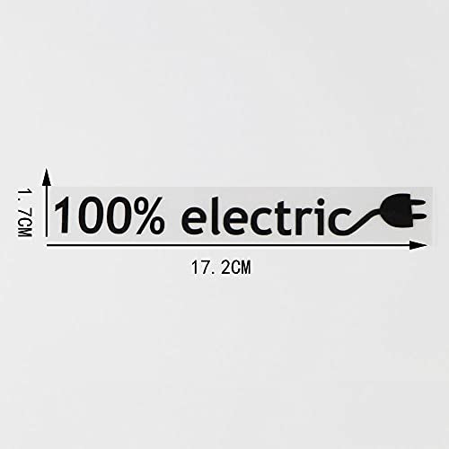 PMSMT adesivi auto 2 Pz Creativo Cartoon Design Decor 100% Elettrico Auto Adesivi Vinile Carta Da Parati Lavagna Nero/Argento 17 2 × 1 7cm-Nero
