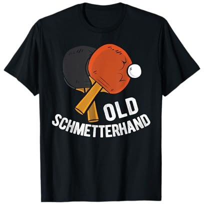 Ping Pong Zubehör - Old Schmetterhand Tischtennis T-Shirt
