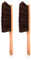 2pcs Bench Brush Wood Counter Duster Woodworking Brush Fireplace Horsehair Hand Broom Brush Soft Bristles Dusting Brush with Handle for Bed Car Home Workshop
