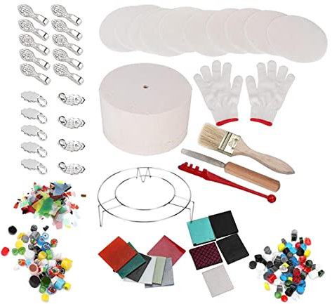 Sharplace Professional Large Microwave Kiln Kit 14pcs Set for DIY jewelry Fusing Kiln