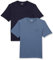 Amazon Essentials Men's T-Shirt Regular-Fit Short-Sleeve Crewneck Pocket, Pack of 2, Dark Blue/Navy, M