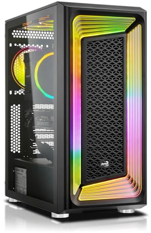 Gaming PC Ryzen 5 5500 6X 4.2 GHz, RTX 4060 Ti 8GB, 16 GB DDR4, 1TB SSD, Windows 11 Pro