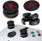 PlayRealm Lot de 2 rallonges de joystick et coque en silicone pour manette Xbox Series X/S et Xbox One S/X Rouge diable