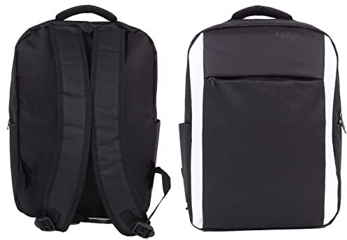 Ps5-Reisetasche Ps5-Tasche Schwarz-Weiß-Nylongewebe Spielkonsolen-Multifunktions-Aufbewahrungsrucksack Stoßfeste Tragetasche Tragbarer Reiserucksack für Ps5