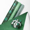 Premium Geschenkpapier für Partys oder Hochzeiten, Geburtstage und Jubiläen,Geburtstagspapier,Grüne Geschenke (43x 300cm)- 3 Rollen