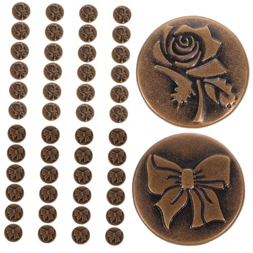 NUOBESTY 100stücke Jeansknopf Knöpfe Ohne Nähen Aus Reinem Für Diy-knöpfe Knöpfe Für Hosen Und Kleidung Hochwertiges Und Robustes Material