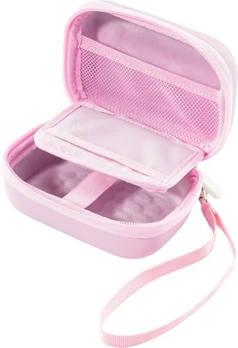 Procase Étui pour Appareils Photo Compacts pour Kodak, étui de Transport pour Appareil Photo numérique pour Kodak Pixpro/Canon IXUS 285/Sony W800 pour Voyage -Rose