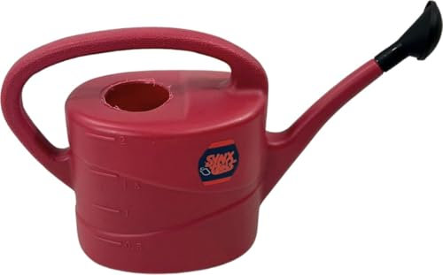 Synx Tools Arrosoir 2L Plastique Bordeaux Rouge - Arrosoir - Arrosoir - Arrosoir Intérieur - Arrosoir Intérieur - Arrosoir Extérieur