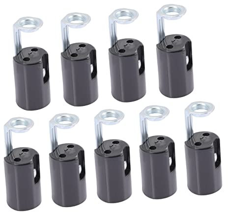 CRILSTYLEO 9pièces Douilles De Lampe à Bougie Lot De Supports De Lampe Pour Lustre Installation Facile Matériaux Compatibles Chandeliers