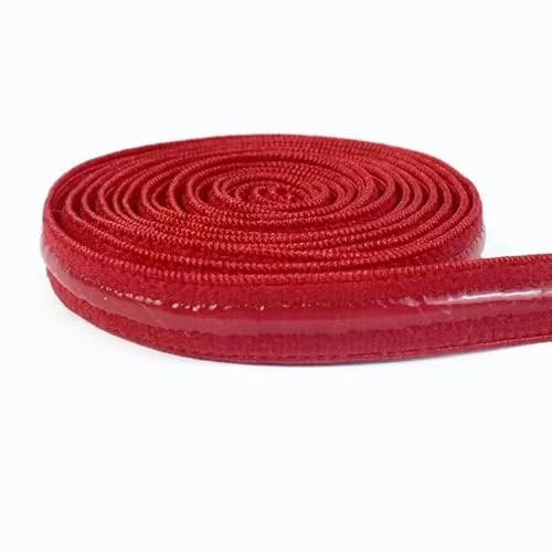 5/10/20M 8–25 mm Gummiband, transparentes Silikon, rutschfeste Gummibänder, Unterwäsche-BH, Stretchband, Nähband, Rot, 25 mm, 20 Meter