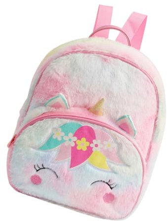 LIFKOME Kleiner Einhorn-Rucksack Cartoon-Rucksack Für Kleine Mädchen Praktisch Für Reise Und Kinderzimmer
