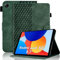 Hülle für Xiaomi Redmi Pad SE 8.7 (2024) Tablet Schutzhülle Premium Ledertasche Folio Smart Case mit Auto Schlaf/Aufwach Stifthalter Kartensteckplatz für Xiaomi Redmi Pad SE 8.7'', Dunkelgrün