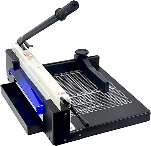 CASEGO Coupe-Papier Coupe-Papier, Guillotine de Coupe-Papier A4 Professionnelle Robuste, Coupe-Papier Rotatif avec Protection de sécurité Automatique