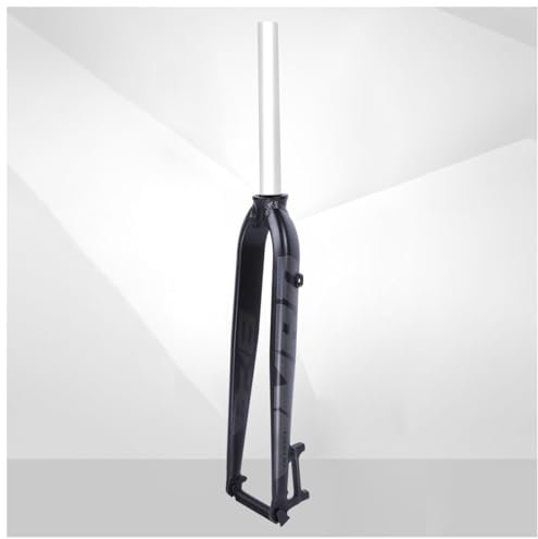 Forcella rigida per mountain bike 26/27,5/29'' Forcella rigida per bici 1-1/8'' Forcella per freno a disco dritta Forcella per bicicletta in lega di alluminio senza filettatura Ultraleggera QR 9mm (Ne