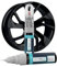 Paintsmiths Alloy Wheel Touch Up Paint - Car Rim Scratch & Scuff Repair - 20ml Pen & Brush Application - Easy All In One Formula - IPA Panel Wipe Included (Gloss Black)