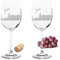 Gravur-Max Leonardo Weinglas mit Gravur 2er-Set Skyline Borkum mit einer hochwertigen 360° Gravur Ihrer Stadt Leonardo Daily Rotweinglas 460ml