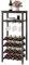 IBUYKE Wine Racks Freestanding Floor,Liquor Bottle Holder,16 Bottles Wine Cabinet with Glass Holder,Wine Holder Display,Mini Wine Bar Table for Living Room,Kitchen Pantry,Dining Room,Black TMJ907B