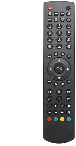 VINABTY Mando a Distancia de Repuesto Adecuado para Telefunken ANSONIC Oki 24SMH1 22FHD1 K20LV1H K22LV1F K24LV2H K24LV3H L19VE-PHTUV L22VE-FHTUV 20HD1 32HD1 22HD1 32SMH1 40SMF1 39FHD1 24HD1