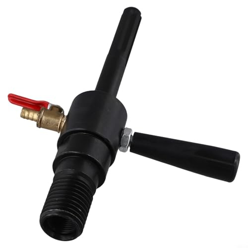 Gdfnmogo Adaptateur d'injection d'eau SDS Plus 1-1/4-7 UNC Filetage mâle Convertisseur de connexion en acier à haute teneur en carbone Fixation compatible avec marteau électrique (B)