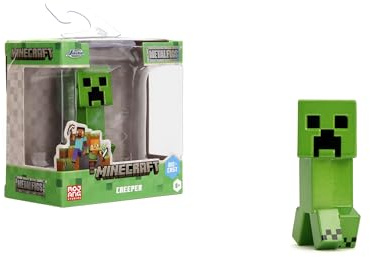Jada Toys Minecraft Figur - 1 Sammelfigur (Creeper) aus Metall für Fans und Kinder ab 8 Jahre, ca. 6,5 cm