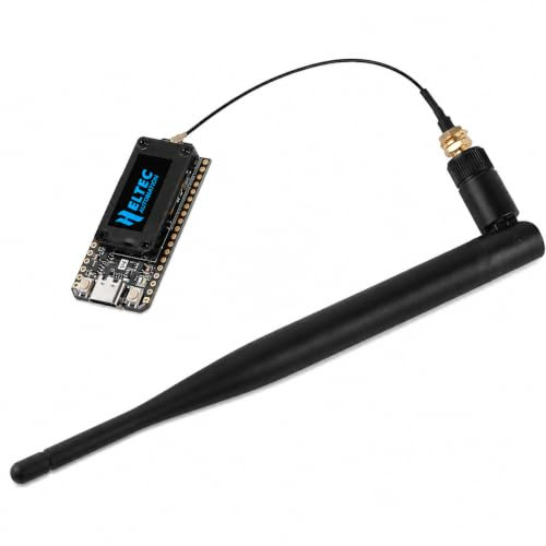 Sparkleiot Heltec LoRa 32 V4 Entwicklungsboard,ESP32-S3,SX1262 868MHz | 5dBi Antenne & OLED,integriertes WiFi & Bluetooth,ideal für Meshtastic,LoRaWAN & Arduino IoT Projekte