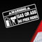 Hellweg Druckerei Warning Gas or Ass no Free Rides Auto Aufkleber Sticker Heckscheibenaufkleber