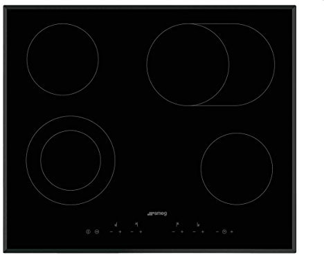 Smeg SE364EMTB Kochfeld, Schwarz