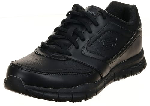 Skechers, Poliuretano Negro, 45 EU