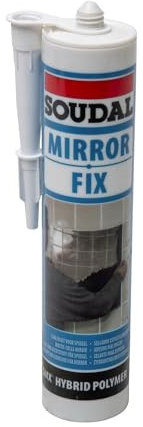 Soudal - Mastic colle spécial miroir 290 ML mirror fix Blanc - 132437 - Soudal