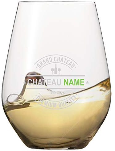 Spiegelau Weinglas [Weiswein] mit individueller Gravur [Name] und [Motiv 3] - MeinGlas