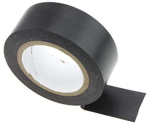 PVC Electrical Draht Insulation/Insulating Tape 19 mm x 8 m Schwarz [8 Meter/19mm x 8m]