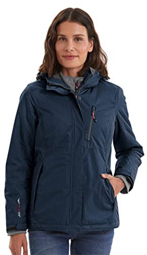 Killtec Damen Funktionsjacke Mit Abzippbarer Kapuze Nira, dunkelnavy, 46, 32262-000