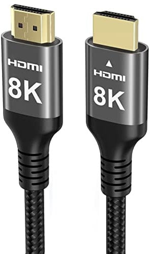 Ubluker 8k HDMI Cable 10M, Cable HDMI® de Alta Velocidad Trenzado de Nylon 4k 120Hz 2k 165Hz 8k 60Hz 12bit eARC ARC Dolby Atmos HDR10+ HDCP2.3 Compatible para PC TV Monitor Laptop Mac PS5 Xbox