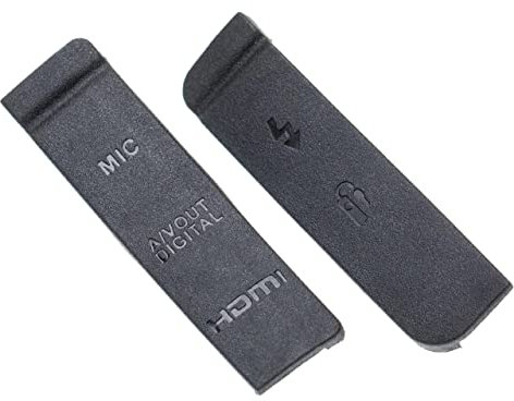 vhbw Kontaktabdeckungen kompatibel mit Canon EOS 7D Kamera - Ersatz-Abdeckungen für Diverse Kamerakontakte, 2 Stück