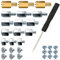 Kit de tornillos de montaje PCIe NVMe M.2 SSD para placas base Asus Gigabyte ASRock Msi, 30 piezas