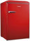 Corberó - Frigorífico Total | E-CF1PG90RR | 110L | Congelador 18L | Luz Interior | Crisper | Descongelación Manual | Estantes de Cristal | Patas Niveladoras | 38 Db | Rojo