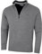 Calvin Klein, Maglione da uomo in cotone lavorato a maglia con zip corta, XL
