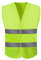 Chedin Warnwesten Pkw Sicherheitsweste Weste Neongelb reflektierend Auto, Pkw, LKW (1p)