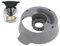 Base du Pot Principal pour Thermomix TM5 TM6, Thermomix Attachment Cup Ring Base Ring Nut Base avec Safe Lock Durable Thermomix Blender Accessoires Blender Part de Rechange pour Thermomix Vorwerk