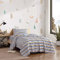 Eddie Bauer - Doppelbett-XL-Bettlaken, schmutzabweisend, ideal für Kleinkinder-Bettwäsche-Set (Leuchtend gestreift, blau, Doppelbett)