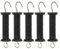 Buachois 5 teilige Elektrozaun Torgriffe, hitze und kältebeständige, ABS-isolierte Zaungriffe, rot, mit 5-teiligem Isolator-Ranchzaunzubehör